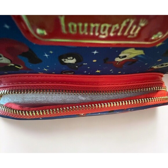 Disney Loungefly Pixar Backpack The Incredibles Jack Frozone Dash Violet Bob New